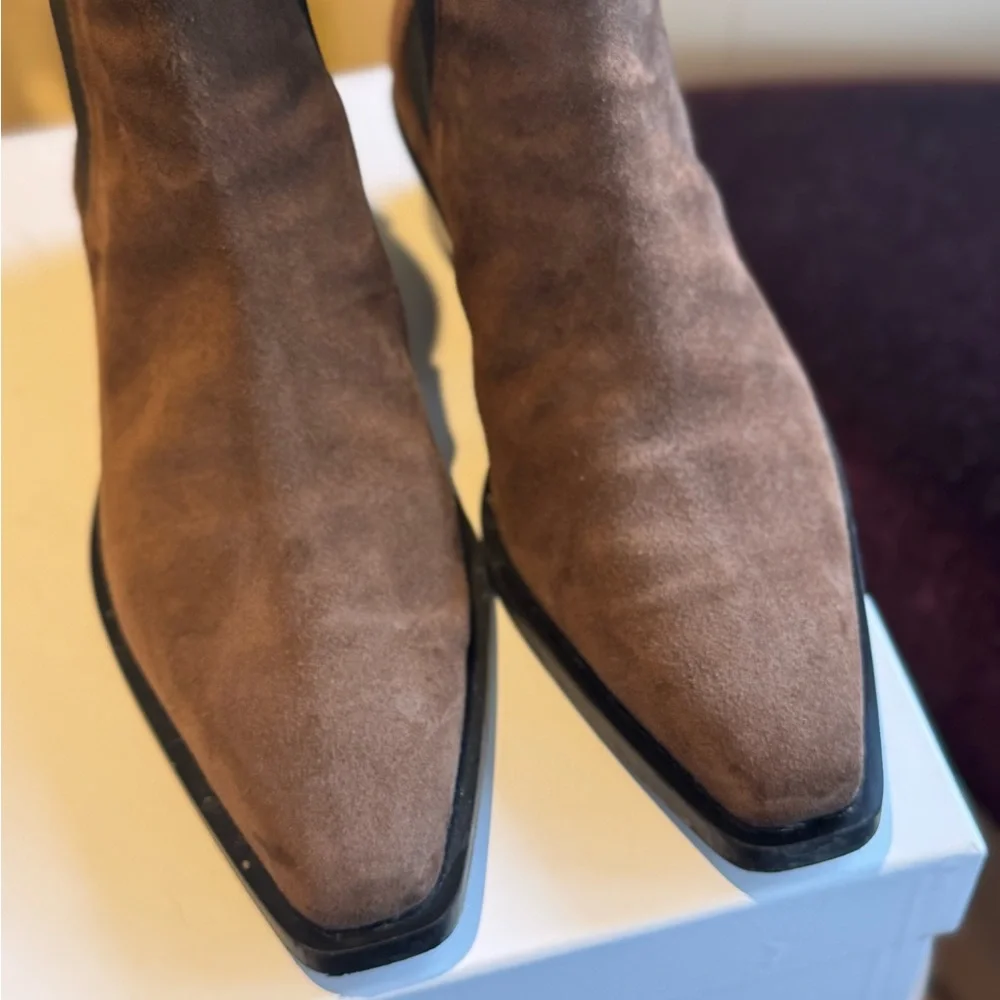 LIKE NEW - Proenza Schouler Espresso Chelsea Boots - Picture 6 of 6